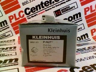 KLEINHUIS 2003/1.5/3 P-NUT Push-in Wire Conn 10MM 20/16AWG Grey-Each