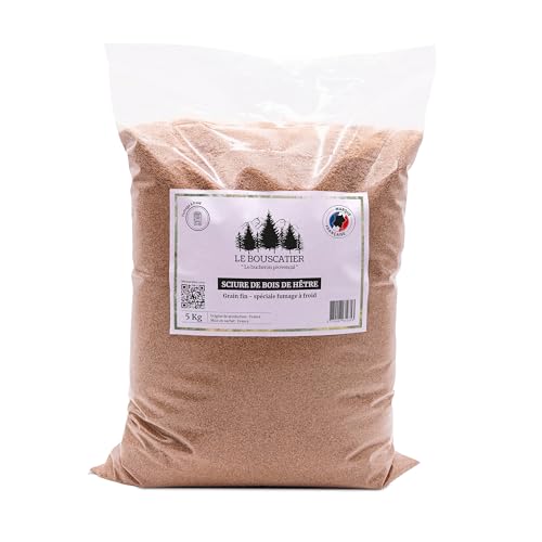 Sachet de Sciure 100% Hêtre pour Fumage à Froid – Qualité Premium – 5 kg – Saveur Intense et Authentique
