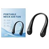 Apto para niños: El diseño sin aspas del ventilador portátil de cuello elimina peligros, proporcionando una solución de refrigeración confiable tanto para niños como adultos durante viajes o momentos de juego en ambientes cálidos, con un flujo de aire y continuo que garantiza total tranquilidad.