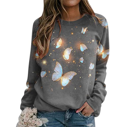 Sweat à capuche avec imprimé papillon et finitions style gothique - 6