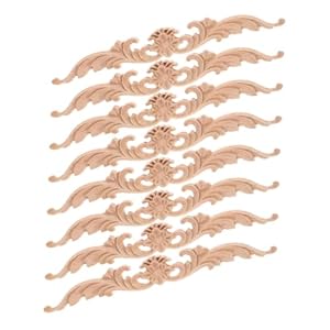 FUTUREORYY 8 Stk. Holz Onlays Applikationen