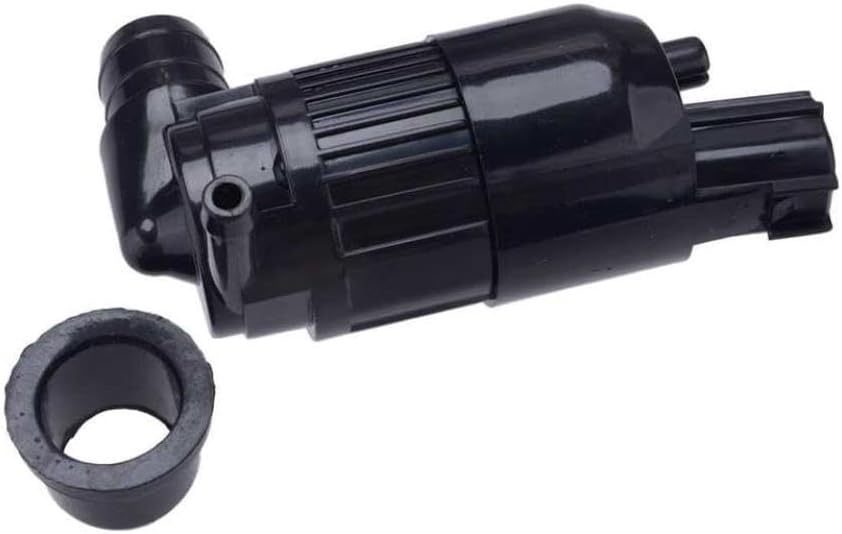 Windshield Washer Pump 8G1Z17664A Compatible With Mondeo Fusion Taurus F150 F250 F350 F450 F550 MKS MKZ Black