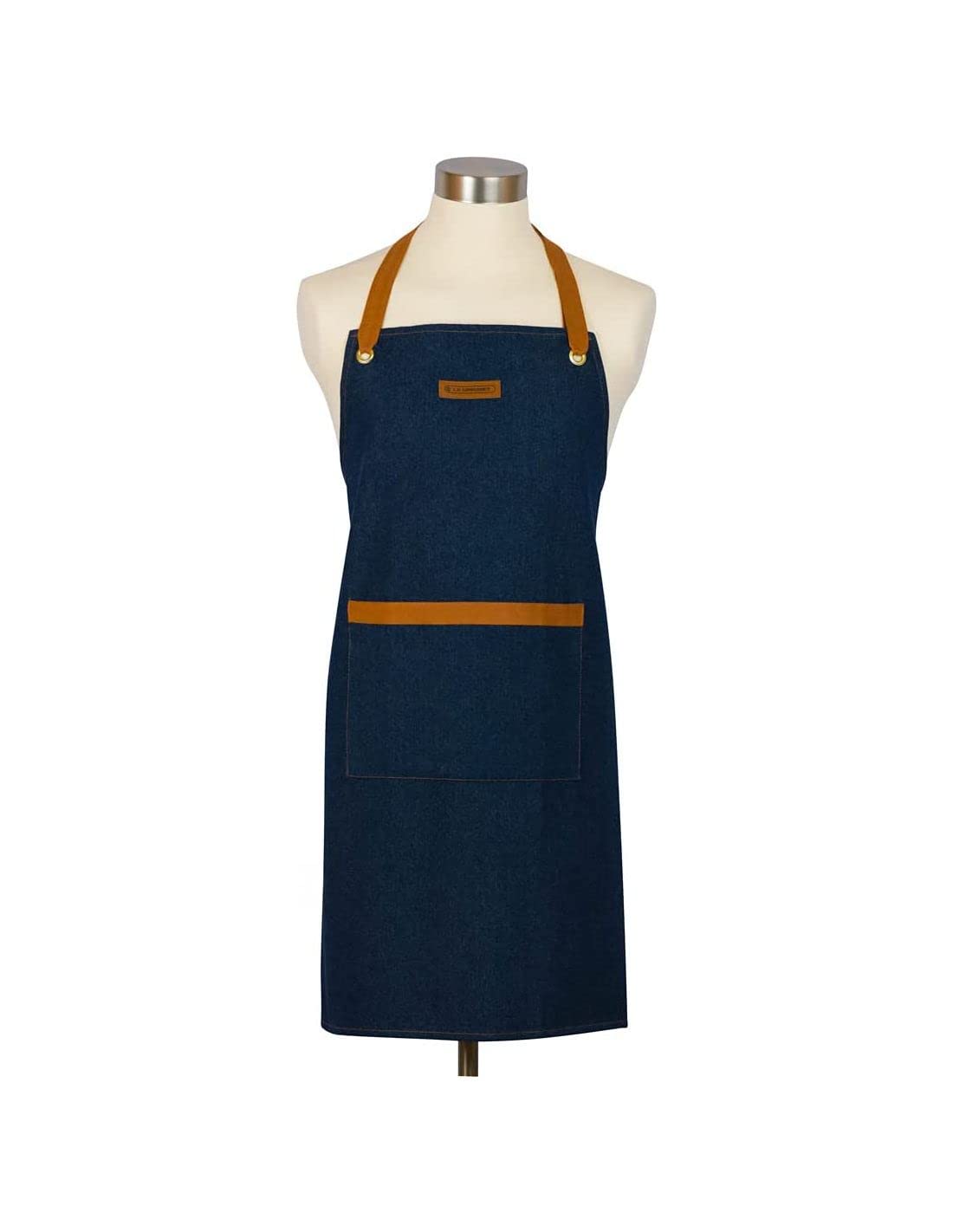 4-Layered Textile Chef’s Apron, Bibbed, Stain Resistant