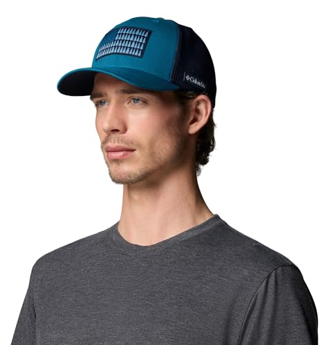 Image of Columbia Unisex Adult PFG Logo Mesh Ball Cap