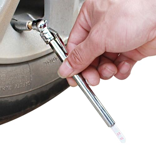 Manomètres pour la pression des pneus,Jauge de pneu à mandrin à double tête précise - Crayon de jauge de pression de pneu robuste portable pour vélo de moto de voiture RV ATV