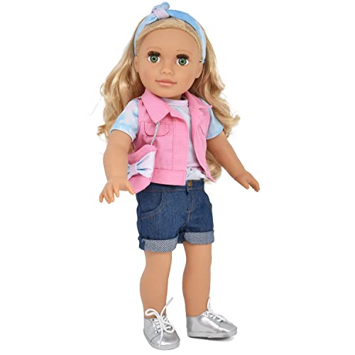 18 Inch Girl Doll, Fashion Doll With Fine Blond Hair For Styling Clothes Shoes And Accessories Princess Doll For Girls And Kids #TOP12