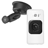 Quad Lock Heavy Duty Windshield/Dash Suction Phone Car Mount with Universal MAG Adapter