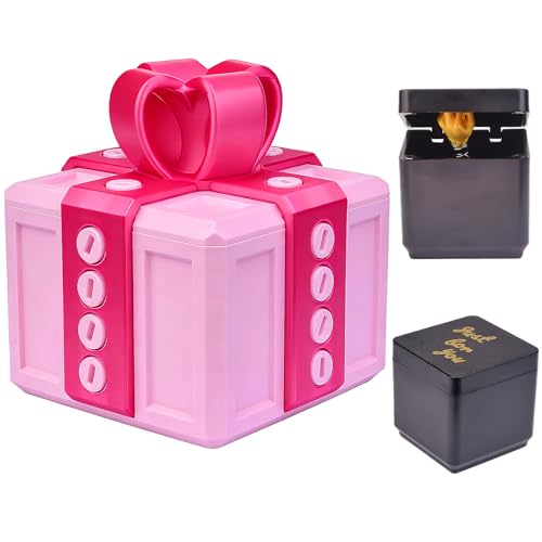 Lokideer Lustige Nervige Geschenk Box 3D-Gedruckte ärgerliche Streich Geschenkbox mit Twist-Aufbewahrung Box Neuartige Geschenkbox für Valentinstag Geburtstage Muttertag Zu Weihnachten