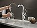 Delta Faucet Addison Chrome Bar Faucet with Pull Down Sprayer, Chrome Bar Sink Faucet Single Hole, Wet Bar Faucets Single Hole, Prep Sink Faucet, Faucet for Bar Sink, Chrome 9992-DST