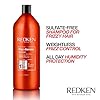 Redken Frizz Dismiss Shampoo | For Frizzy Hair | Smooths Hair & Manages Frizz | Sulfate Free | 33.8 Fl Oz