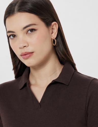 Image of Amazon Brand - Symbol Women Casual Polo T-Shirt | V-Neck | Regular Fit | Short Sleeve
