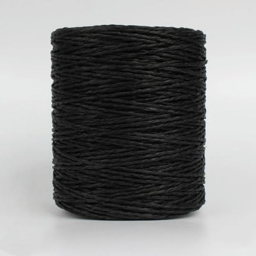 VIXDA - VIXDA Rouleau de Fil de Raphia 280-300 m pour Tricoter des Sacs de Plage tissés à la Main, des Chapeaux de Paille, des Aiguilles, du Crochet, des Bandes de Corde de Raphia