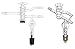 Chemglass CG-4509-A-20 Series CG-4509-A PTFE Plug Assembly for Rapid Purge Valve, Float Control