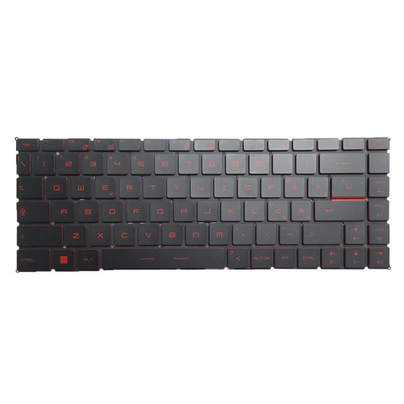 Tastiera Retroilluminata Rossa Per MSI Bravo 15 A4DDR/A4DCR (MS-16WK) – Italiana QWERTY