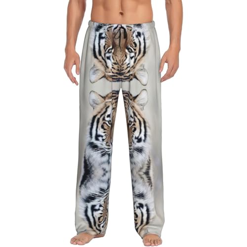 Pantalon pyjama tigre homme EdWal noir XL pour cocooning