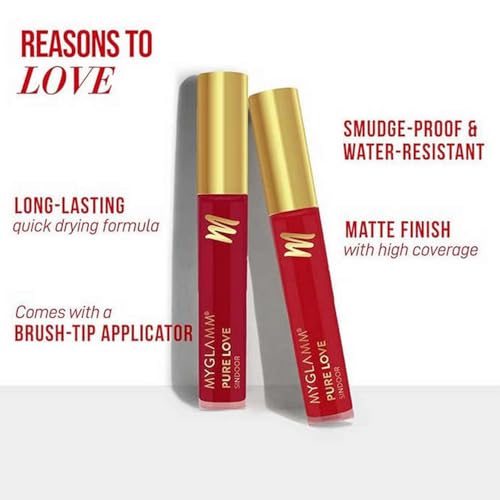 MyGlamm Pure Love Sindoor, 4.5ml | Royal Maroon Liquid Sindoor | Matte Finish, Long Lasting & Smudge Proof | Vegan & Paraben-Free - Image 3
