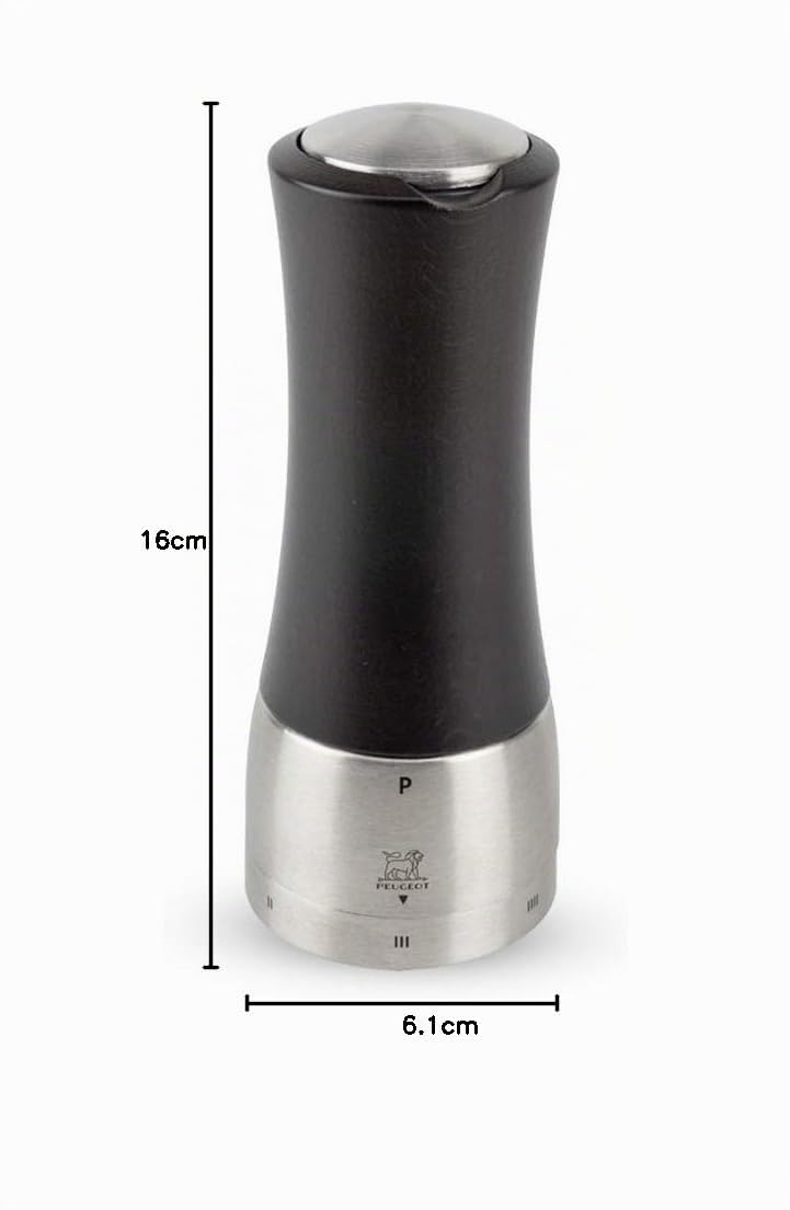 Peugeot Madras u'Select - Molinillo de Pimienta en Acero Inoxidable (16 cm), Color marrón