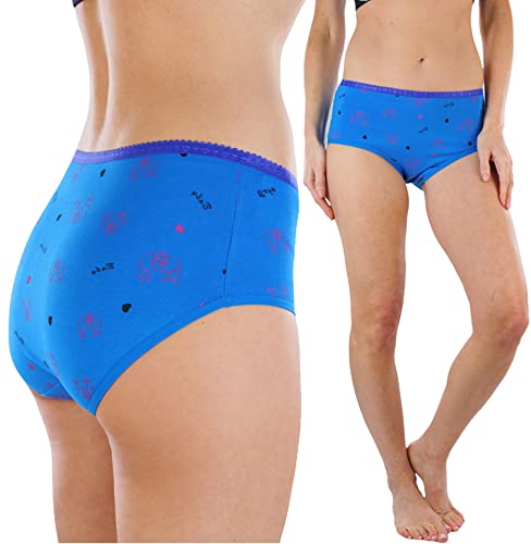 Image of ToBeInStyle Women's Pack of 6 High-Waisted Girdle Brief Tummy Support Everyday Panties