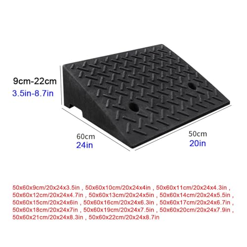 Rampas de goma para bordillos vehículos 11cm altura miniatura 6