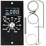 Upgrade Digital Thermostat Control Board Replacement Parts Kit Compatible with Pit Boss Pellet Grill Smoker PB700,340,440,820, Include Meat Probe, Temperure Sensor Probe, Igniter Hot Rod and Fuse
