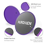 Hurdilen Core Sliders, Exercise Gliding Discs Dual Sided Use on Carpet and Hardwood Floors, Lightweight and Perfect Fitness Apparatus for Training Abdominal Core Strength - Image 2