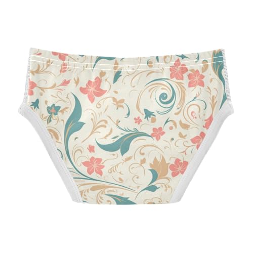 KLL Paisley Floral Damask Pattern Toddler Boys Comfort Underwear Cute Undies2