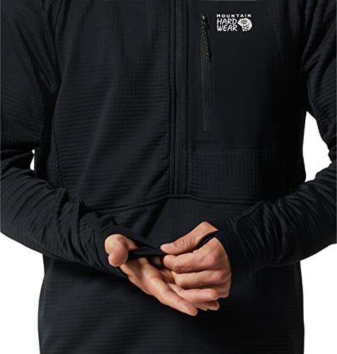 Image of Mountain Hardwear Men's Polartec Power Grid Half Zip Jacket | Stylish and Warm Jacket for All Outdoor Adventures