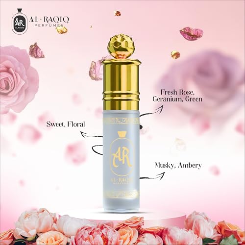 Image of Gulab Attar, Floral & Musky Fragrance Unisex Non-Alcoholic Long Lasting Attar for Men & Women - 6Ml