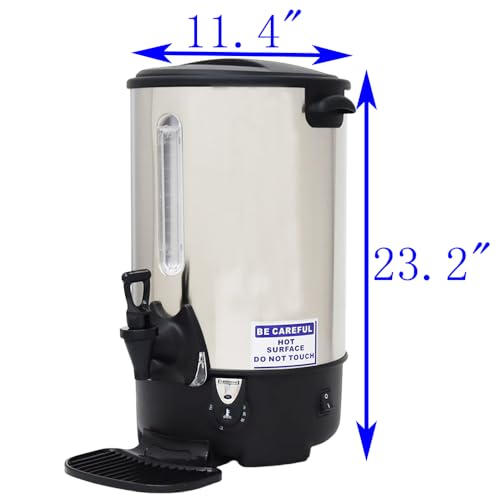 Dispensador eléctrico de agua caliente acero inoxidable 23L miniatura 2