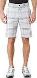 adidas Golf Men's Stretch Tonal Plaid Shorts