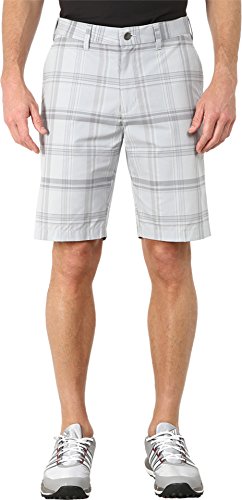 adidas Golf Men's Stretch Tonal Plaid Shorts