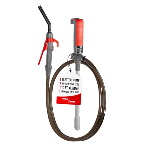 Tera Pump Portable Battery Powered Gas Transfer Pump 2.3 Galmin Liquid Transf...