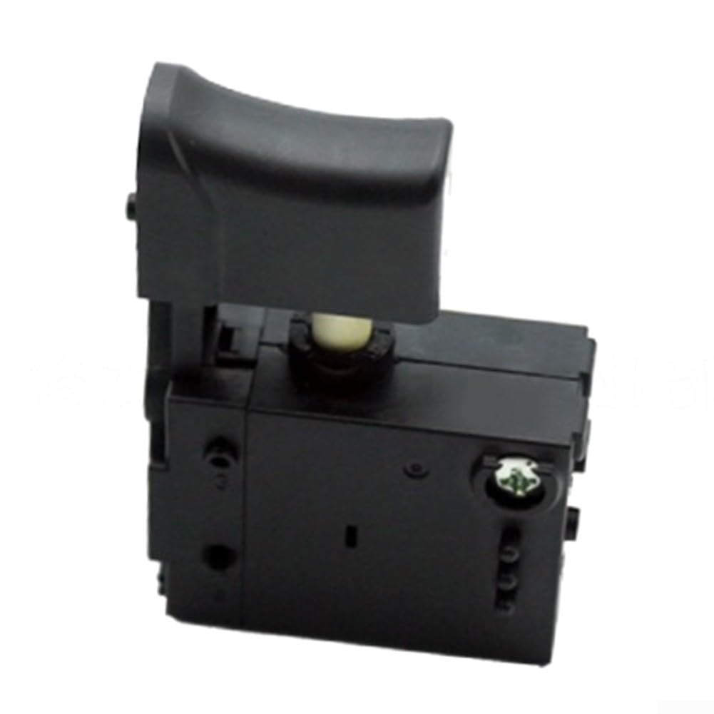 Interruttore di ricambio 650523-4 per utensili elettrici TW0200, gruppo interruttore a grilletto in plastica nera compatibile con modelli specifici, componente di riparazione essenziale