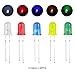 ELEGOO 3mm and 5mm Diffused and Clear Assorted LED Kit 5 Colors Pack of 600 Compatible with Arduino