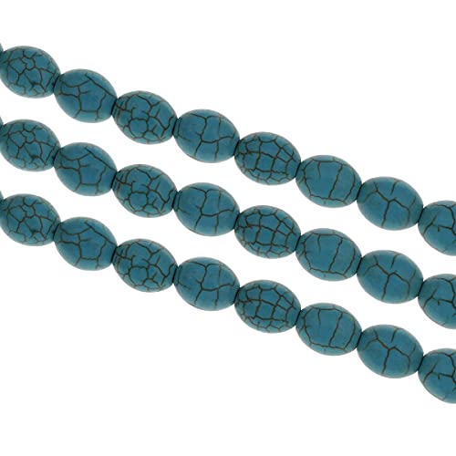 Perlin - perle di pietra semipreziosa turchese 12