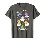 Care Bears Classic Vintage Star Collecting Group Bear Poster T-Shirt