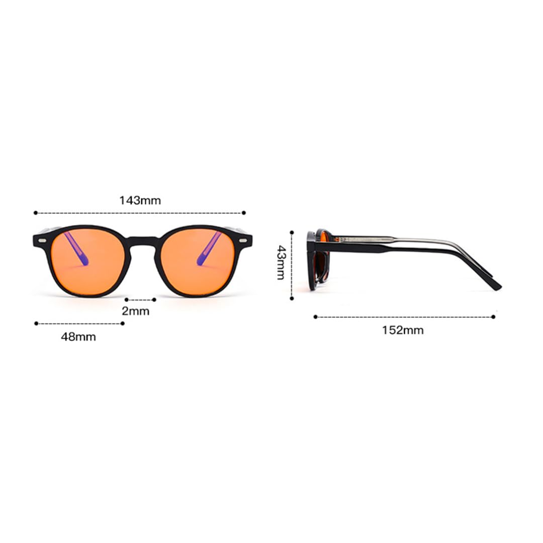 Occhiali da sole Retro Rivets da donna UV400 da uomo