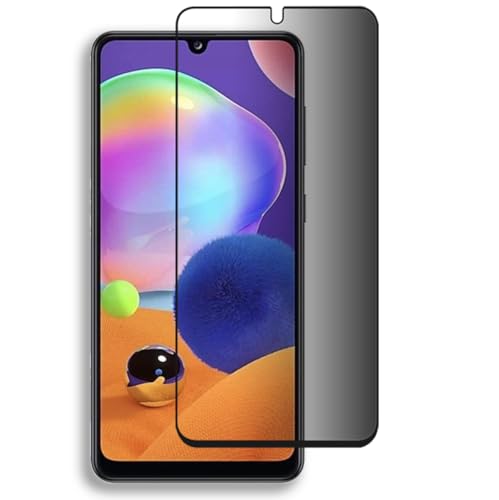 REY Protector de Pantalla Antiespía para Samsung Galaxy A31, Cristal Vidrio Templado Premium