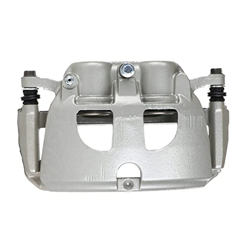 Image of Detroit Axle - Rear Left Brake Caliper with Bracket Replacement for 2009 | 2010-2016 2017 2018 Dodge Ram 2500 Ram 3500