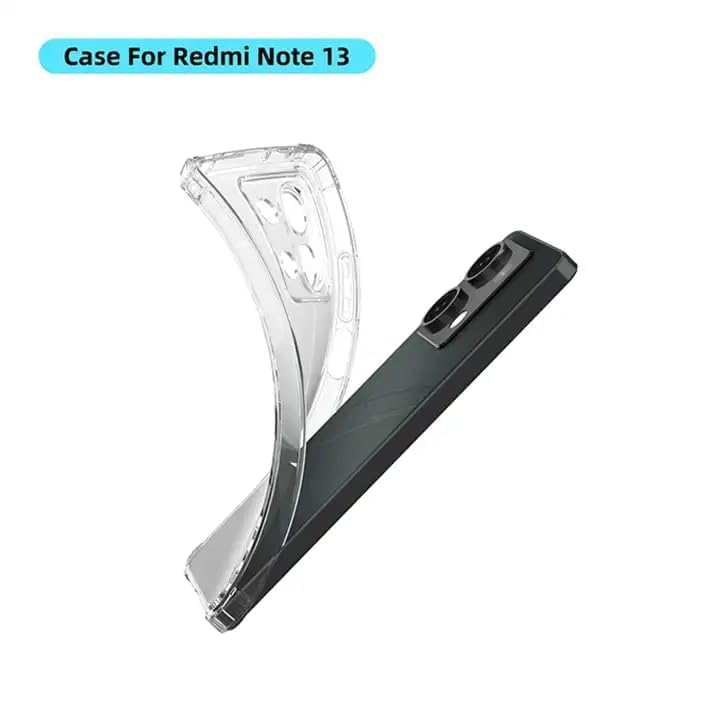 Image of Case Creation Brand - Mobile Cover for Xiaomi Redmi Note 13 (Soft & Flexible Back Case), Transparent