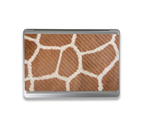 Image of MightySkins Carbon Fiber Skin Compatible with Microsoft Surface Laptop Studio 2 (2023) Full Wrap Kit - Giraffe Print | Protective, Durable Textured Carbon Fiber Finish | Made in The USA