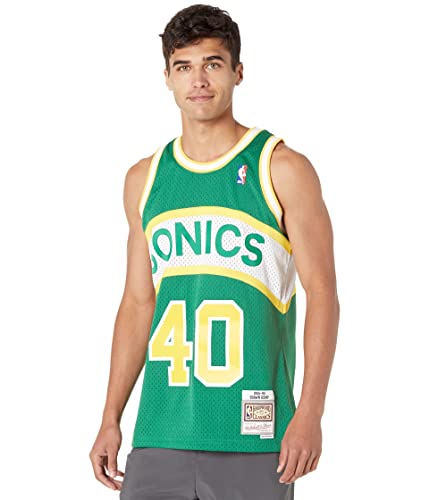 Photo de Mitchell & Ness Shawn Kemp #40 Seattle Supersonics NBA Swingman M