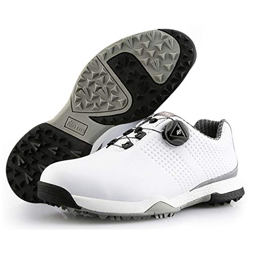 PGM-XZ124 - Zapatos de golf para hombre, impermeables, antideslizantes, con encaje, estilo casual, color, talla 39 1/3 EU Cover