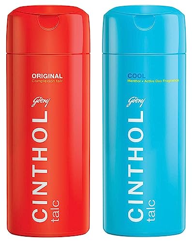 Image of Godrej Cinthol Cool Talcum Powder (300g) | Superior Germ Protection | Insta Deo Fragrance & Godrej Cinthol Original Talc, 300g