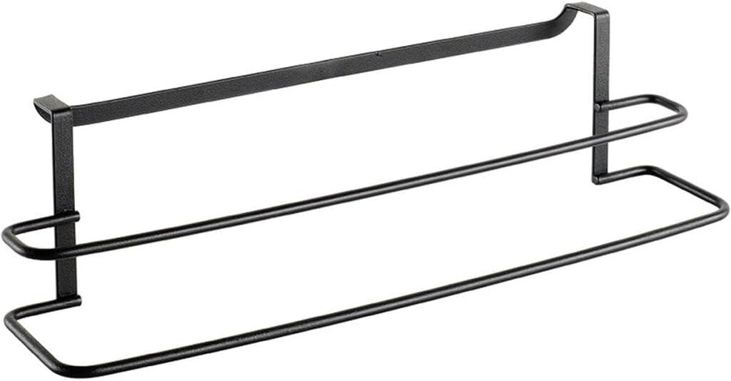 METALTEX Italia S.P.A. Double Towel Bar Black, 38x10x9