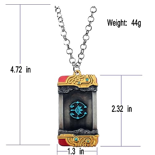 MEETCUTE Zelda Purya Necklace Latest,Necklace for Men and Women The Legend of Zelda Tears of the Kingdom Purya Pendant Necklace Cosplay Accessories4