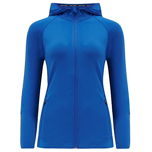 Time To Run Chaqueta Térmica Deportiva Corriando para Mujer con Capucha Y Tres Bolsillos Size 16 Nueva Azul Cover