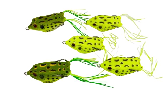Generic 5 Pcs Fishing Lures Kit Set ​Frog Lure Bass Trout Fishing Lures Realistic Prop Frog Soft Swimbait Floating Frog Bait with Weedless Hooks for Freshwater Saltwate (B0D583P1WR) Amazon Price History, Amazon Price Tracker