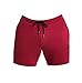 Pursue Fitness Iconherren - Pantalón corto de jogging, color rojo, talla L, rojo, large