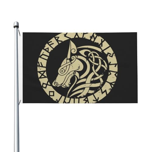 Bannière Viking Loup : résolvez le manque d'originalité de vos murs